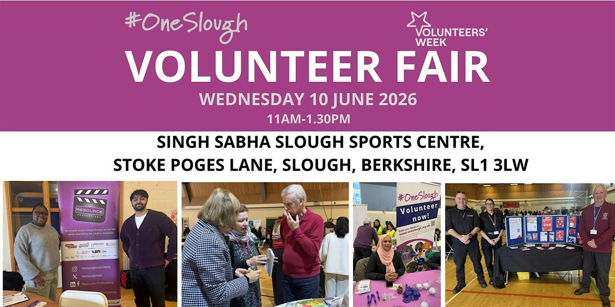 #OneSlough Volunteer Fair