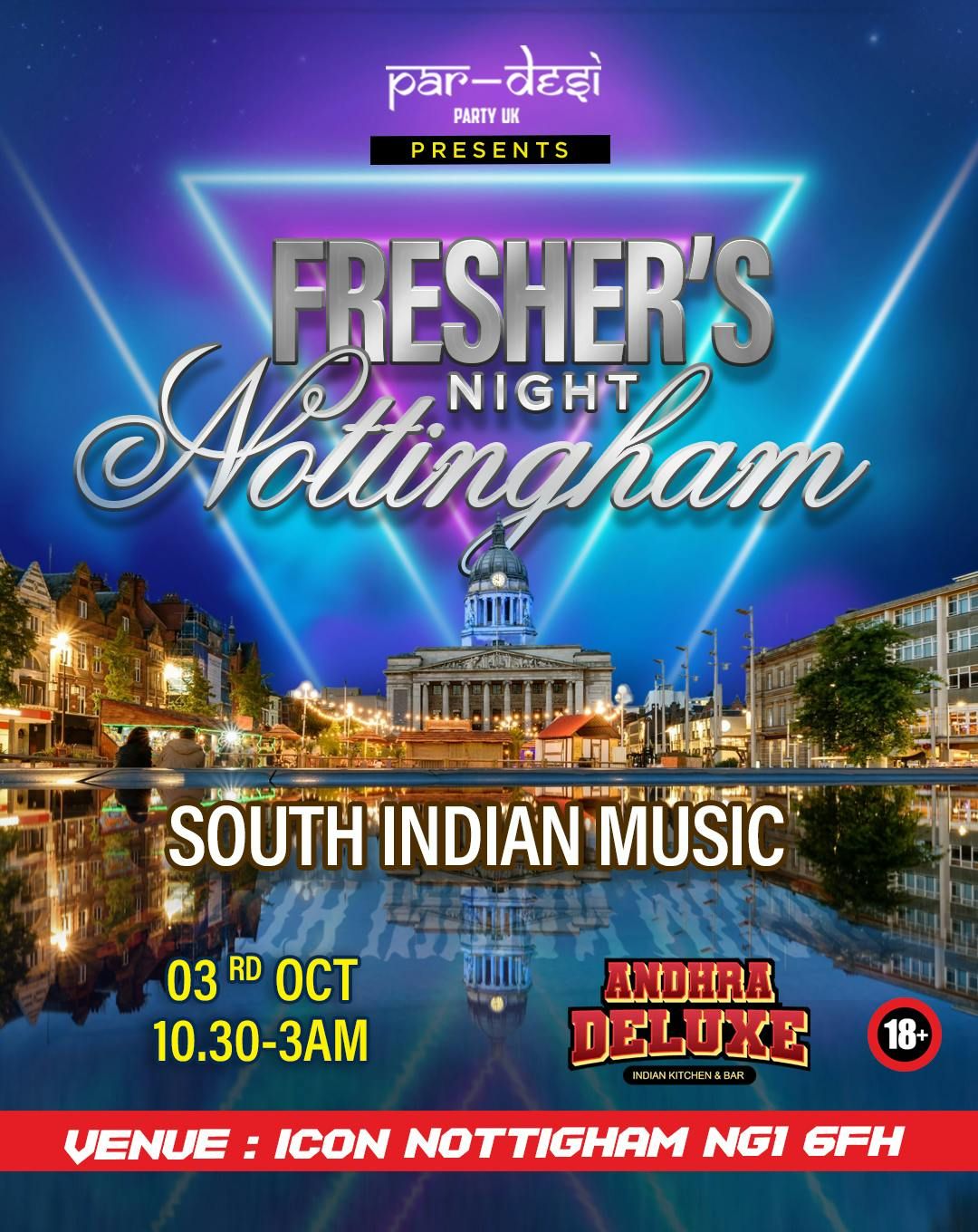 \ud83c\udf34\u2728 NOTTINGHAM FRESHERS \u2013 SOUTH INDIAN NIGHT \u2728\ud83c\udf34