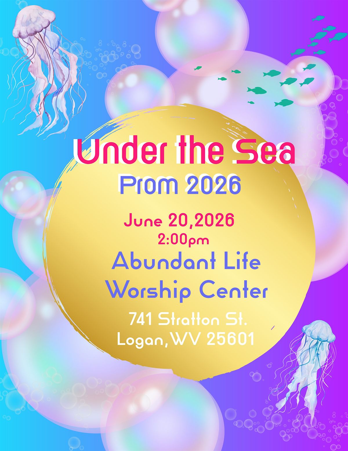 Under the Sea Disability Prom 2026 at Abundant Life Worship Center ...