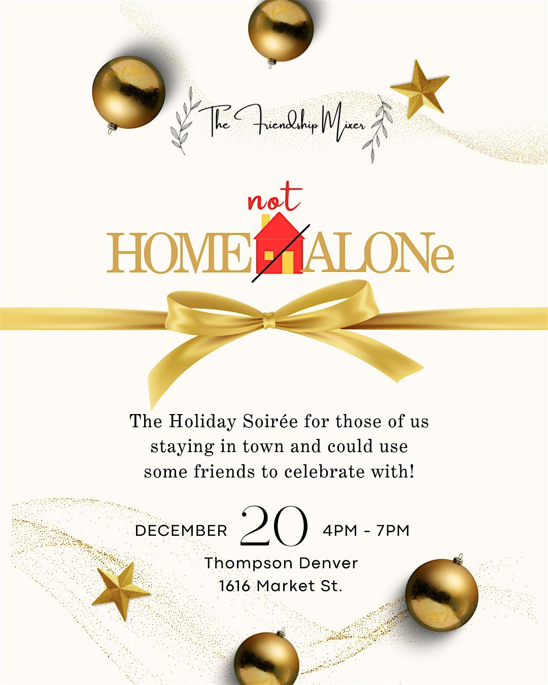 The Friendship Mixer: Home (Not) Alone - A Holiday Soir\u00e9e