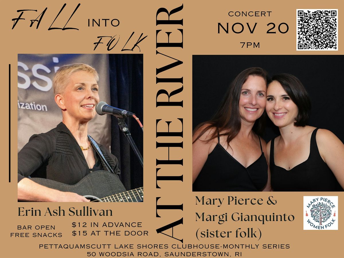 FALL INTO FOLK CONCERT with Erin Ash, Mary Pierce and Margi Gianquinto