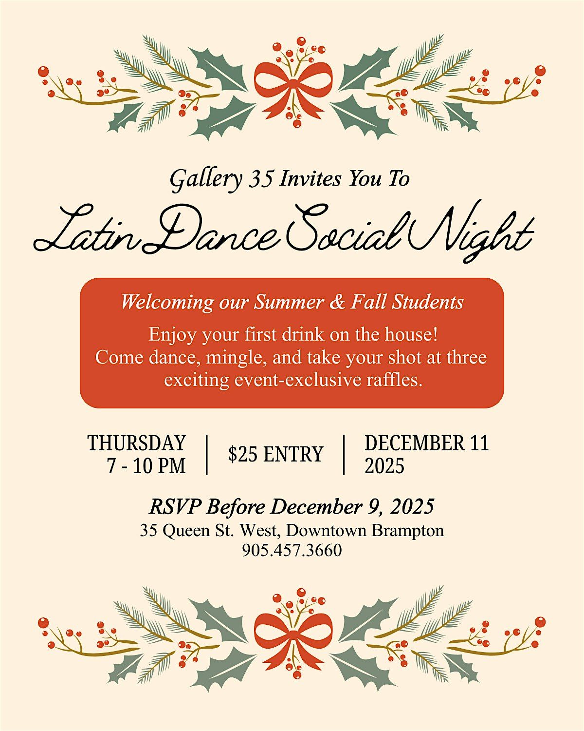 Latin Dance Social Night