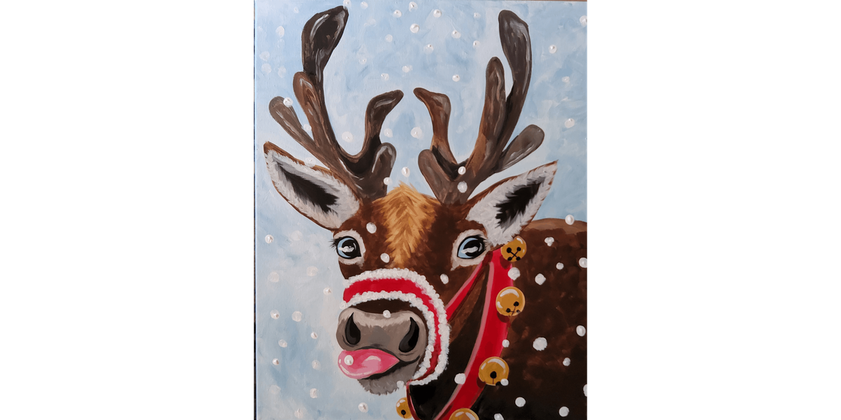 Sassy Reindeer - Paint and Sip in Phoenix | Classpop!\u2122