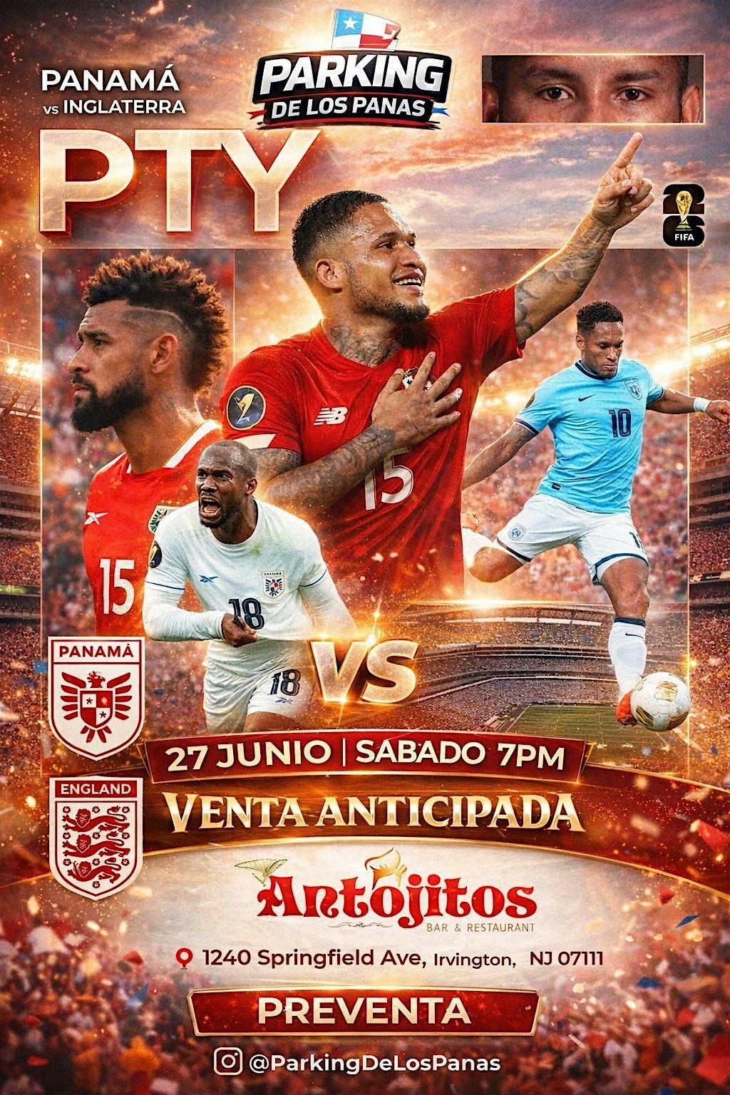 PANAMA VS INGLATERRA AFTER PARTY OFICIAL