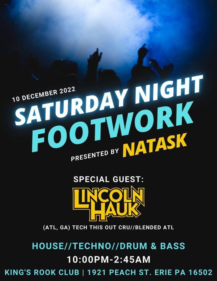 Saturday Night Footwork Featuring NatasK and Lincoln Hauk (ATL) Live at ...