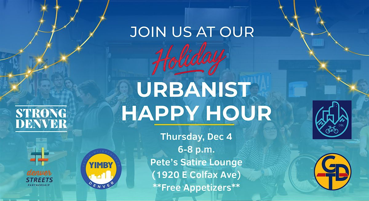 Urbanist Holiday Happy Hour