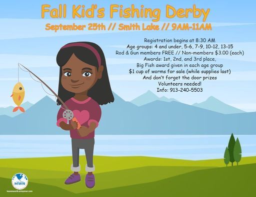 Fall Kids Fishing Derby, Smith Lake, Fort Leavenworth, KS