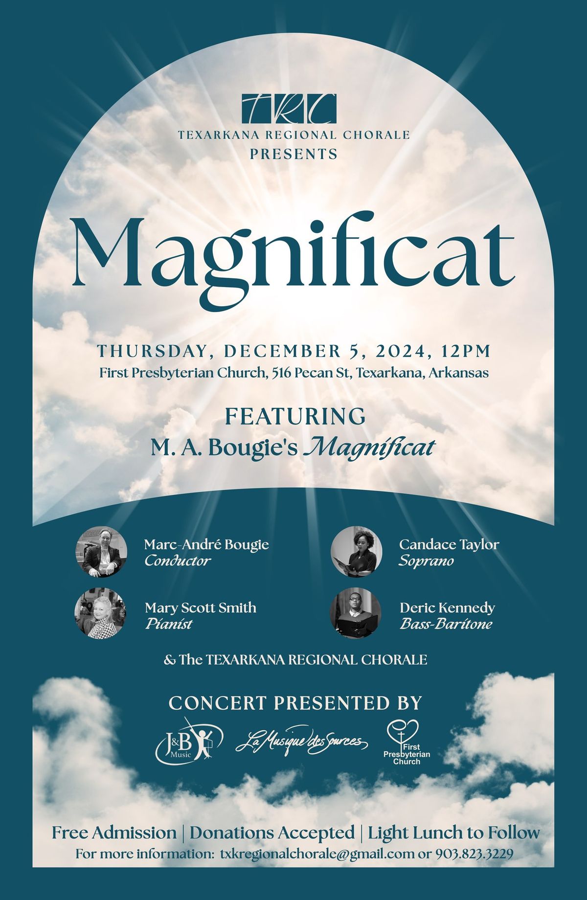 Magnificat First Presbyterian Church Texarkana, AR December 5, 2024