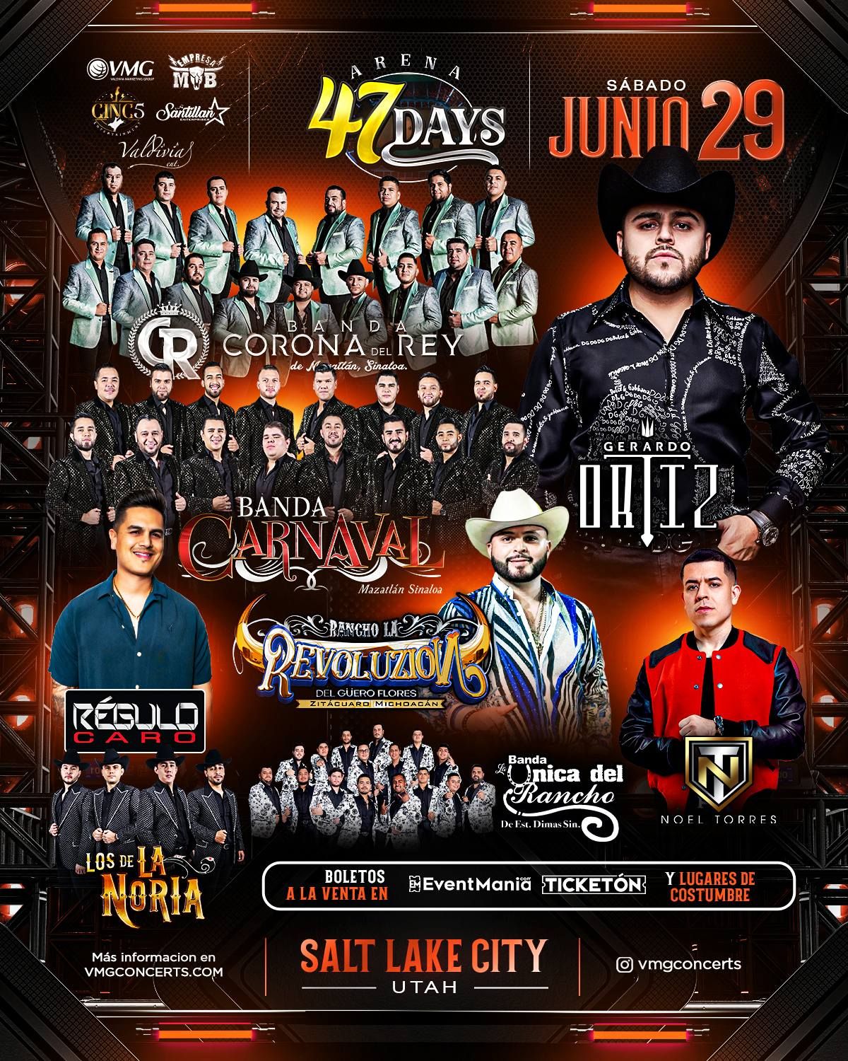 Banda Carnaval en Salt Lake City Utah Days of 47 Rodeo, Salt Lake