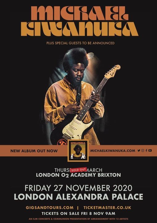 michael kiwanuka tour dates 2022