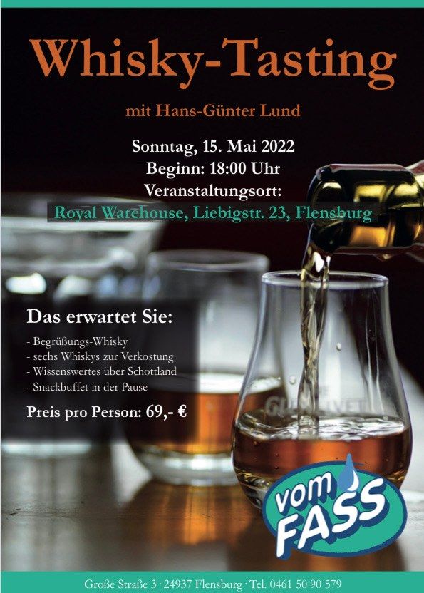 Whiskytasting im Royal Warehouse mit Hans-G\u00fcnter Lund