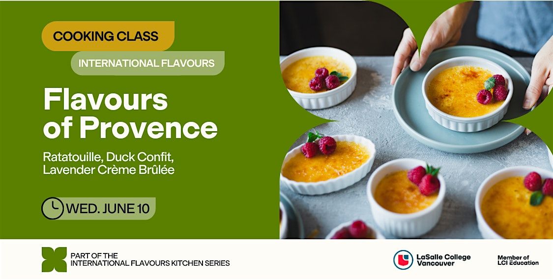 LCV Kitchen Series: Flavours of Provence