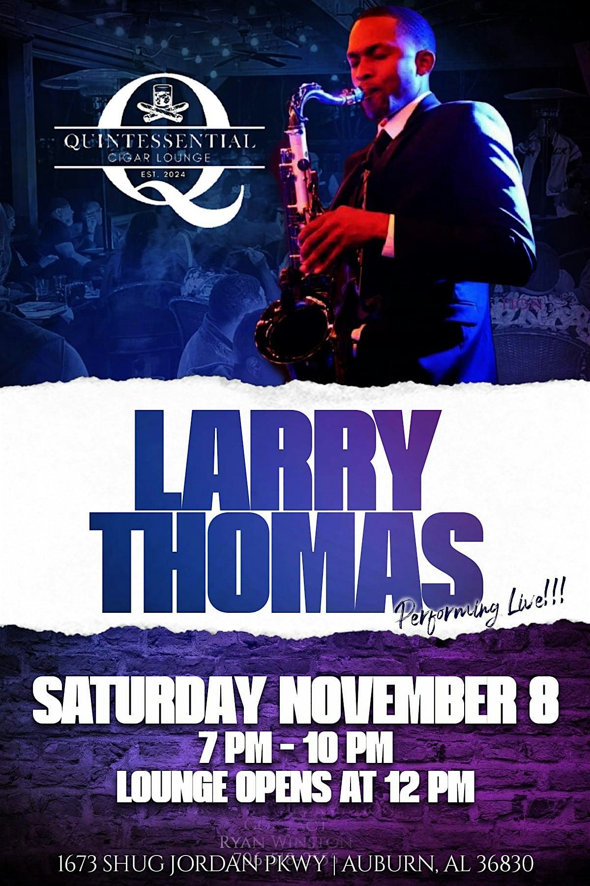 Larry Thomas Live at Quintessential in Auburn