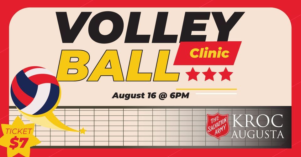 Volleyball Clinic at The Kroc Center of Augusta The Salvation Army