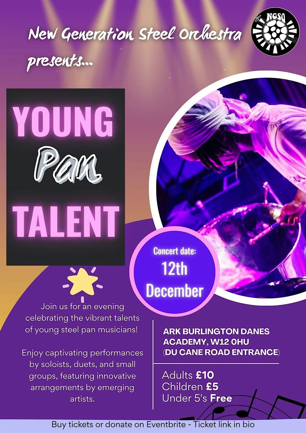 Young Pan Talent - Celebrating young steel pan players and arrangers!