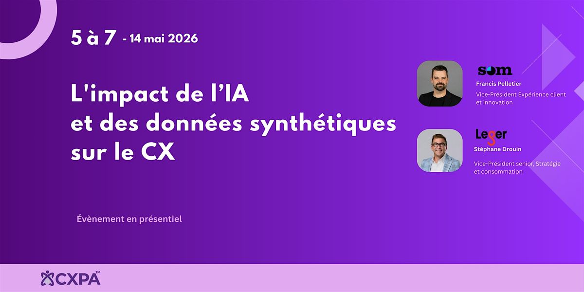 Qu\u00e9bec: L'impact de l'IA et des donn\u00e9es synth\u00e9tiques sur le CX