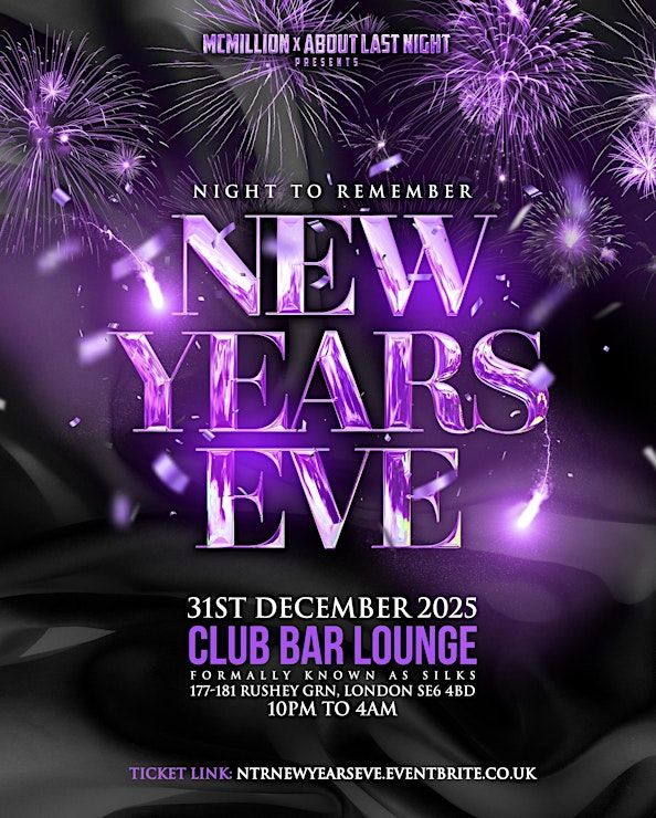 Night To Remember - New Years Eve at Cube bar lounge, London on 31st ...