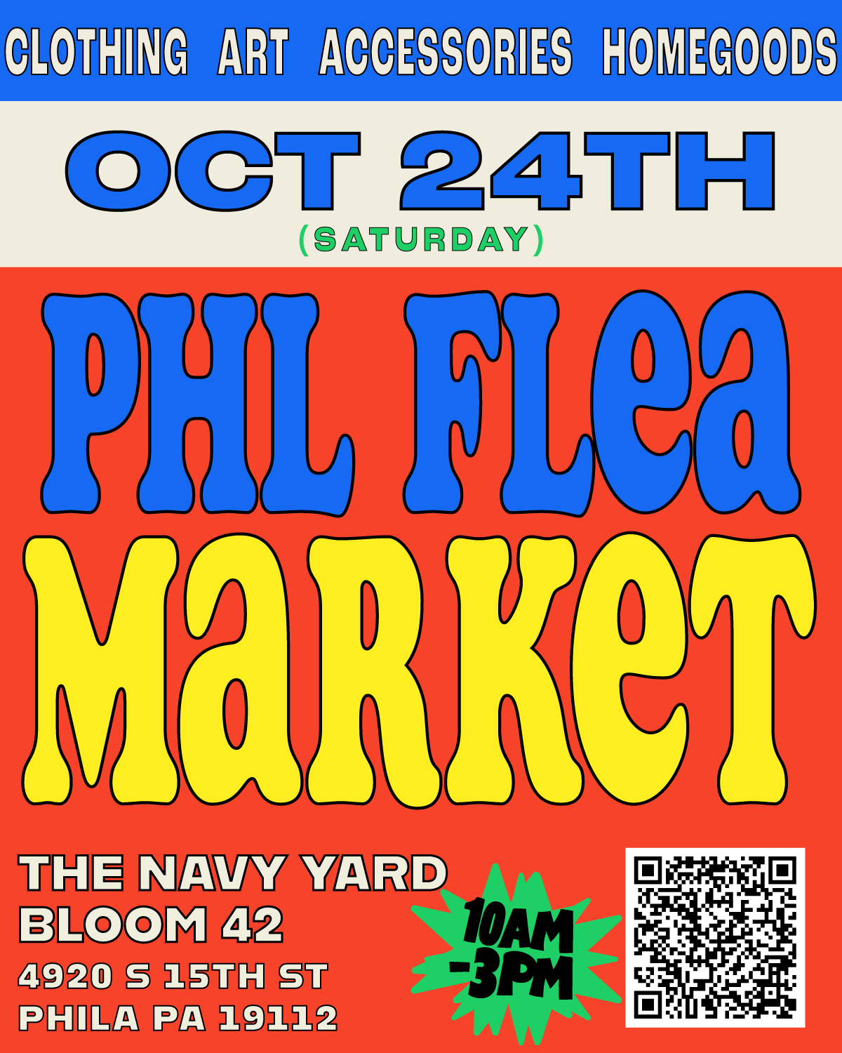 PHL FLEA MARKET ♻️ at NAVY YARD (Bloom 42 Venue), National Park on 24th ...