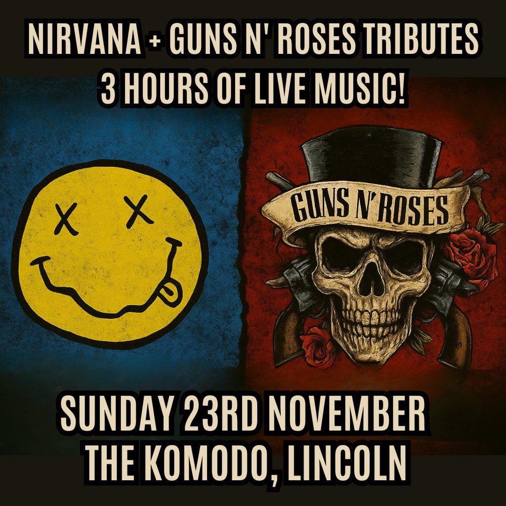 Nirvanher + Bras N' Roses (Female Tributes) at Komodo, Lincoln