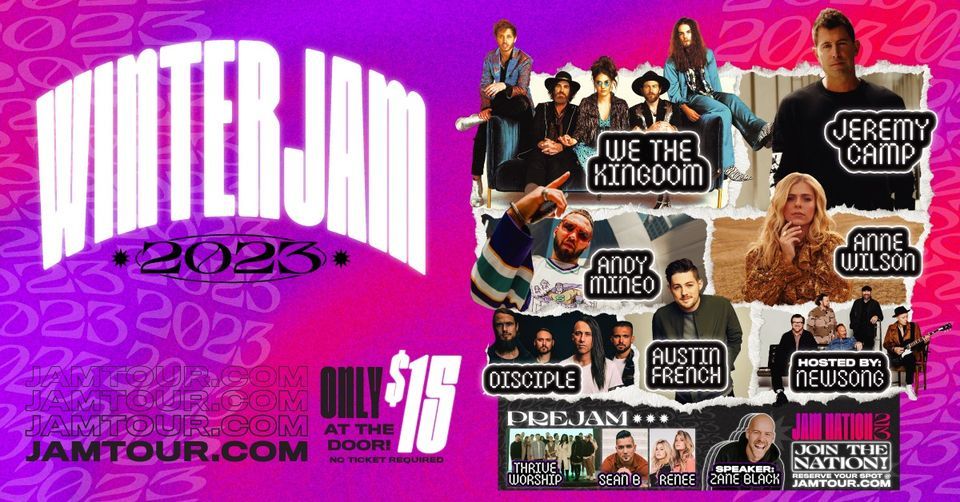 Winter Jam 2023 Raleigh, NC PNC Arena, Raleigh, NC March 17, 2023