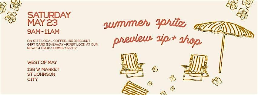 summer spritz collection: private preview sip + shop