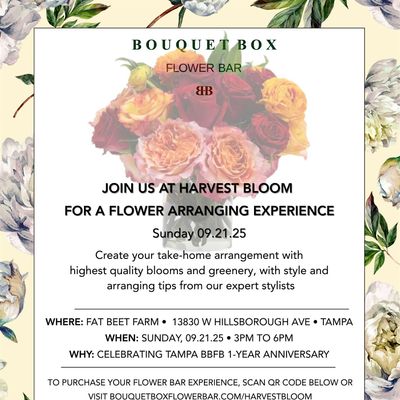 Bouquet Box Flower Bar - Tampa