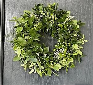 Make your own Winter Door Wreath
