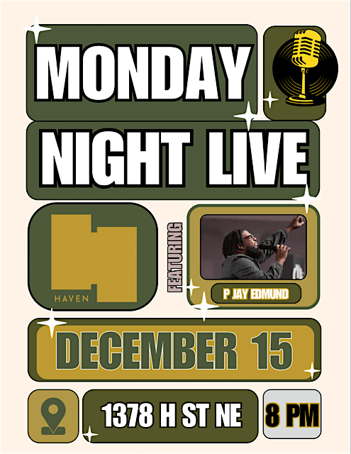 Monday Night Live! Open Mic Night at Haven