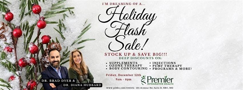 Holiday FLASH SALE! One Day Only!