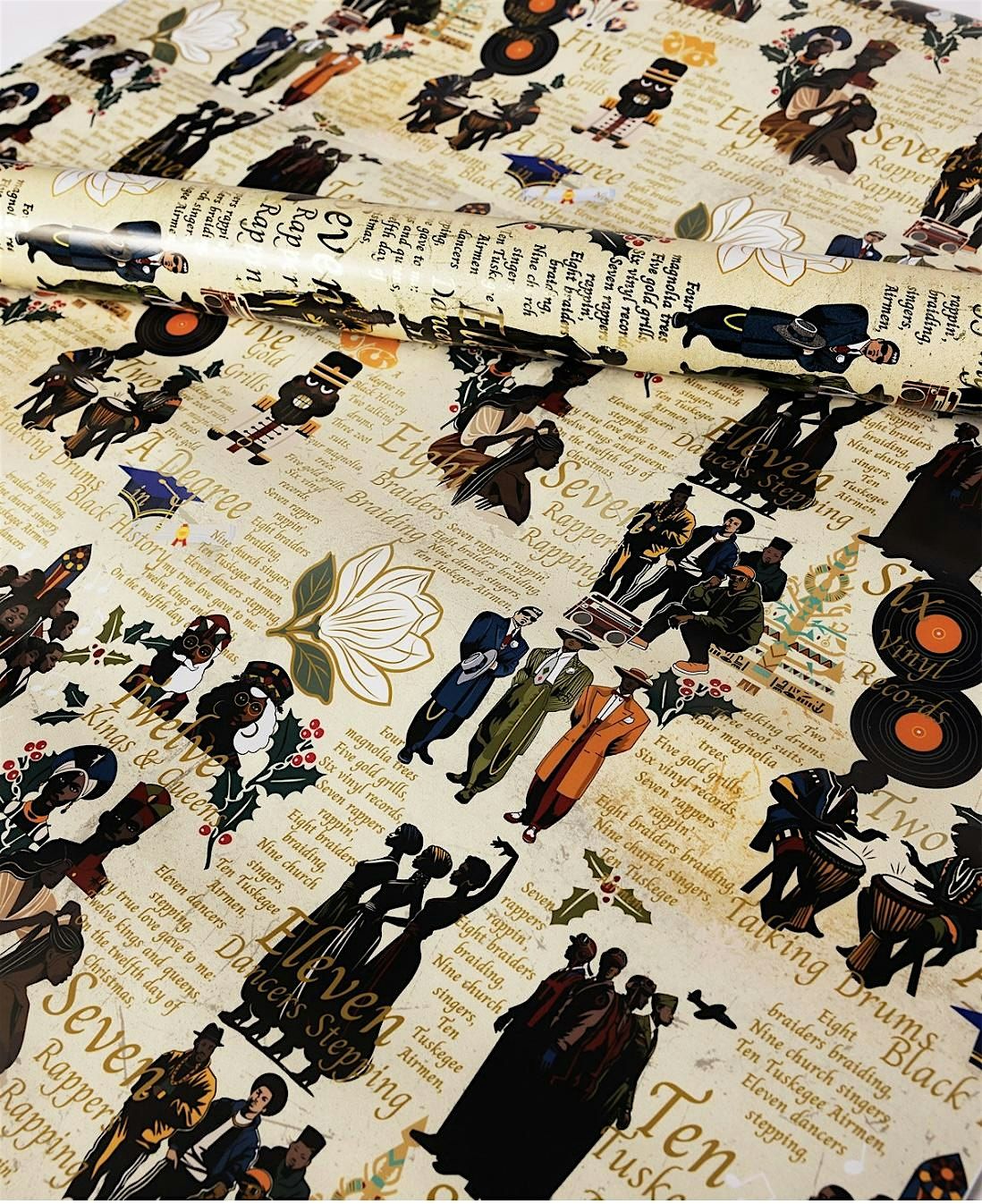 Black Lit Wrap & Sip