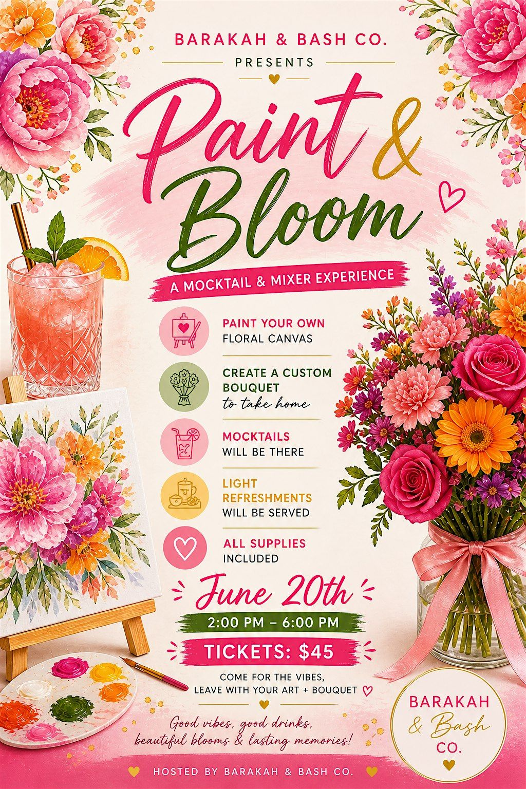Barakah and Bash Presents Paint and Bloom