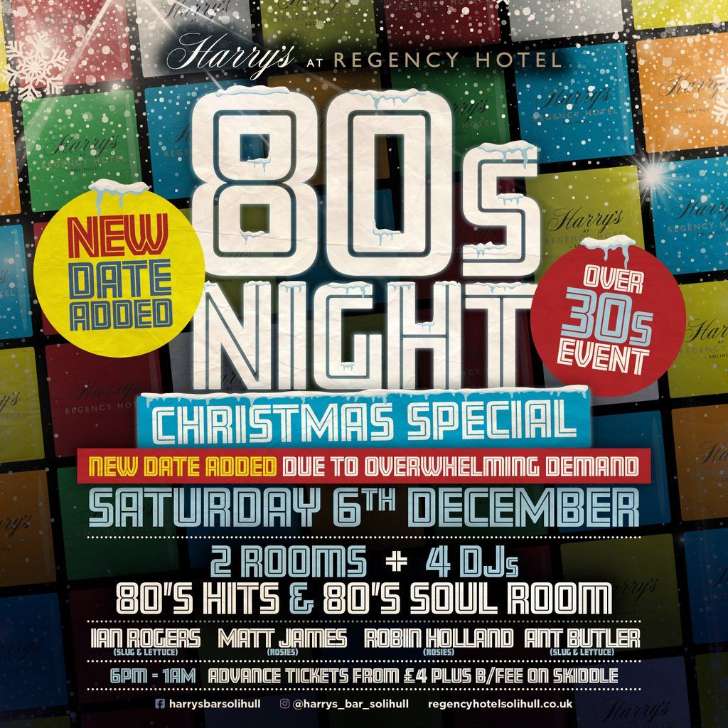 80s Night - Christmas Special - The Regency Hotel