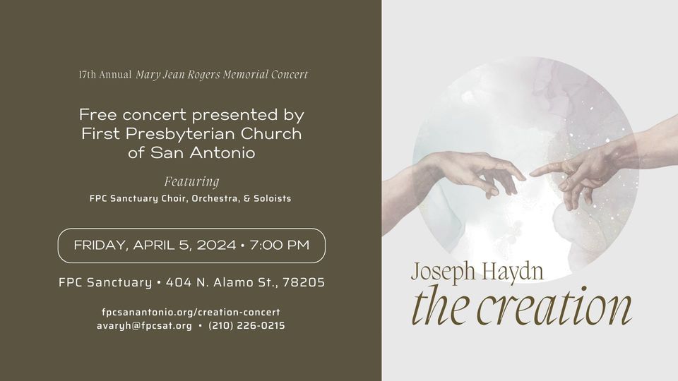 Haydns "Creation" Concert 404 N Alamo St, San Antonio, TX, United