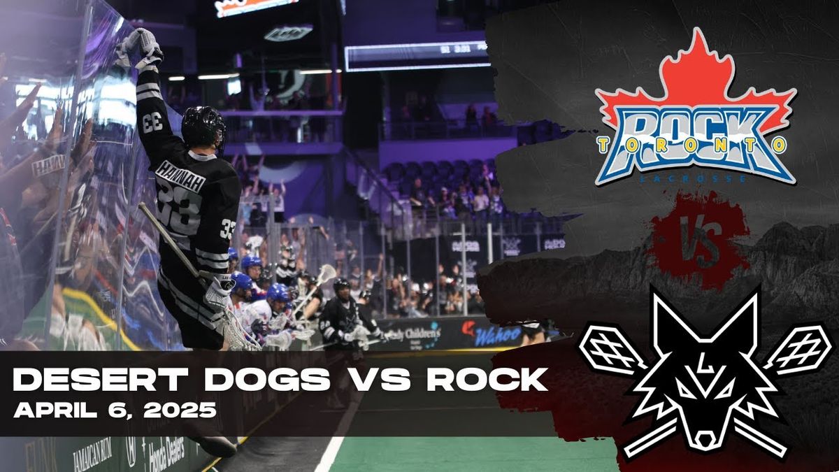 Parking Las Vegas Desert Dogs at Toronto Rock