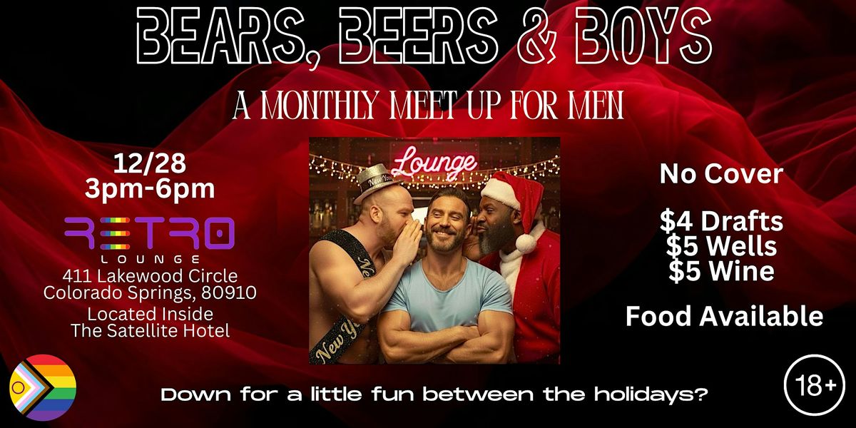 Bears, Beers & Boys: A Monthly Meet Up For Queer Men