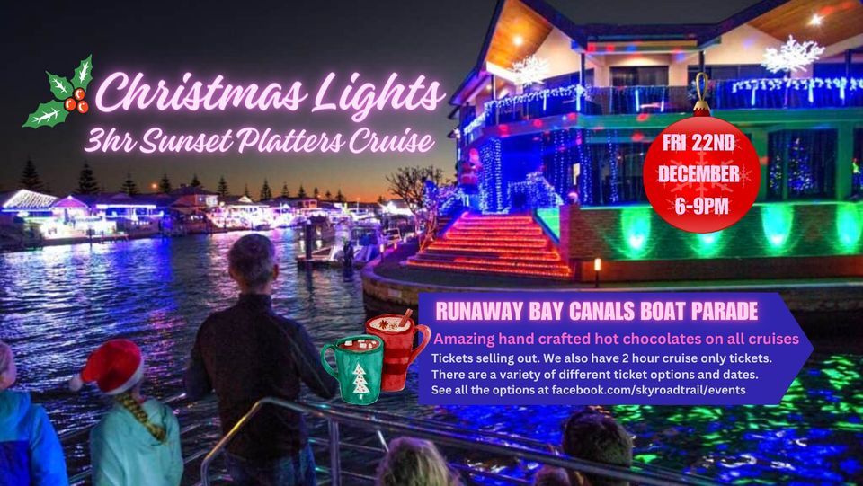 RUNAWAY BAY BOAT PARADE CHRISTMAS LIGHTS PICNIC CRUISE Runaway