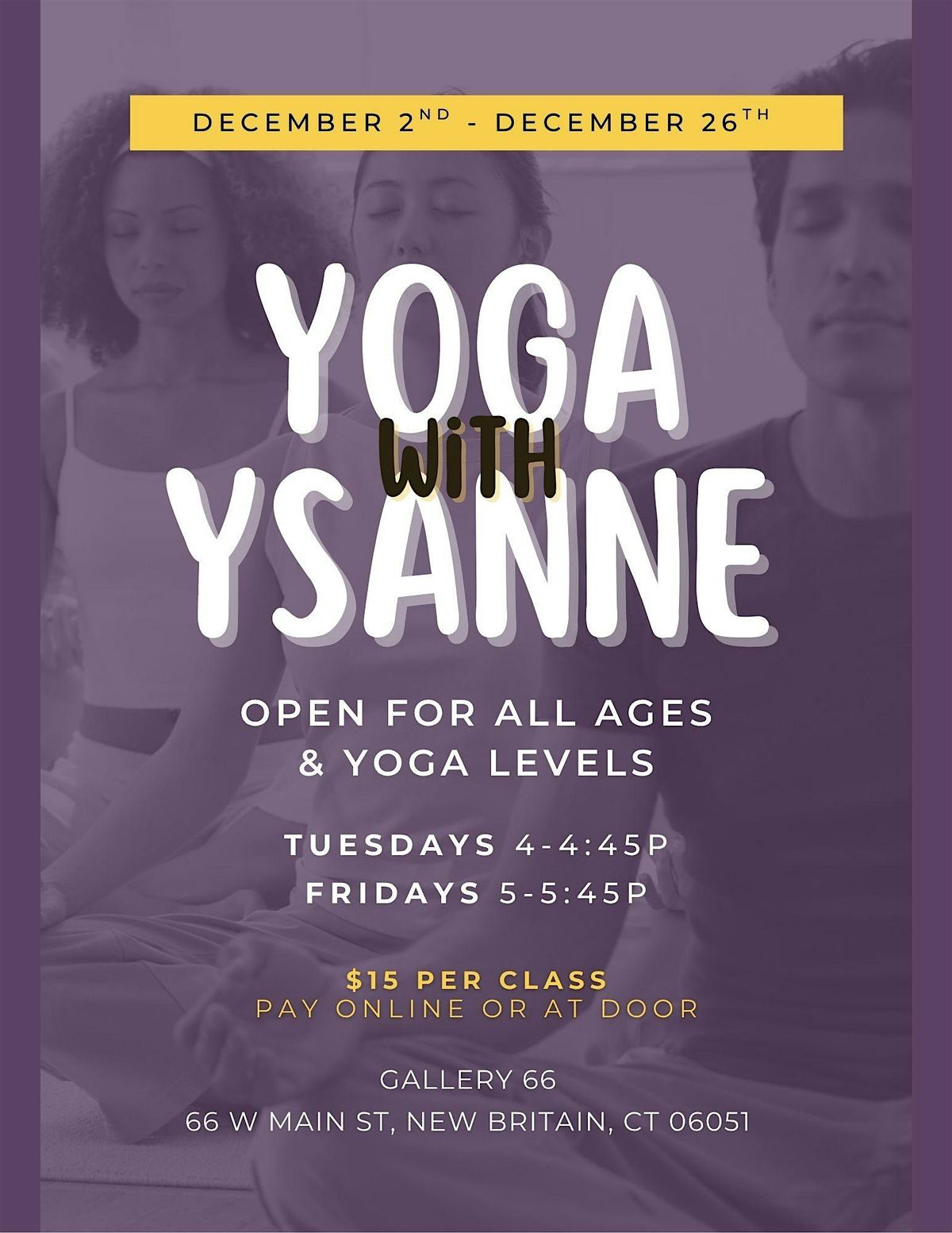 Yoga with Ysanne: Dec 16th