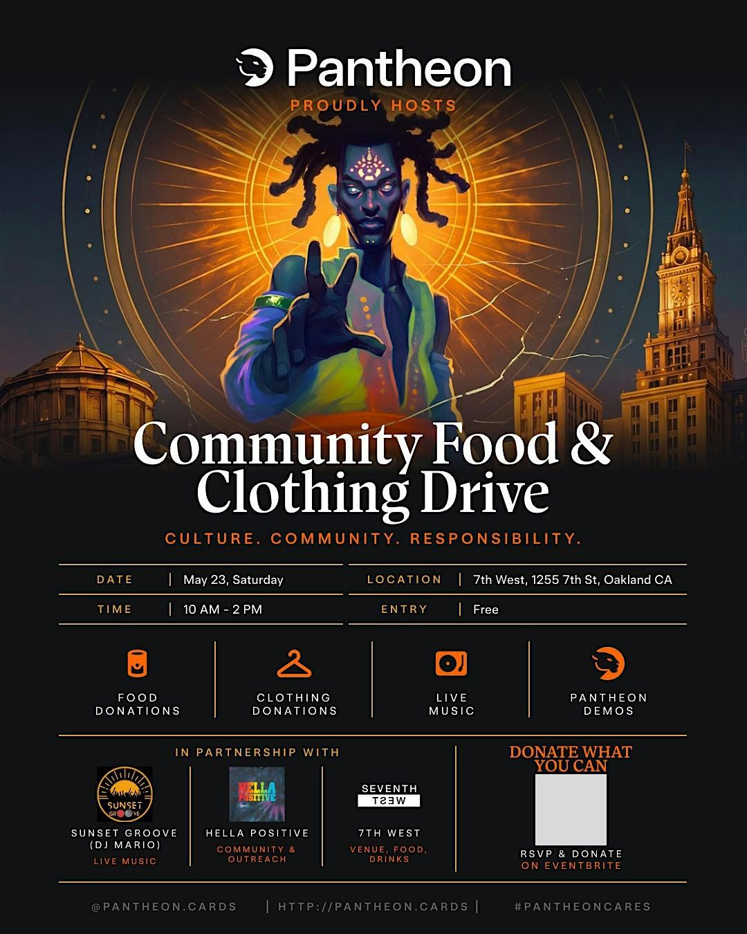 Pantheon x Sunsent Groove: Community Drive & Day Party