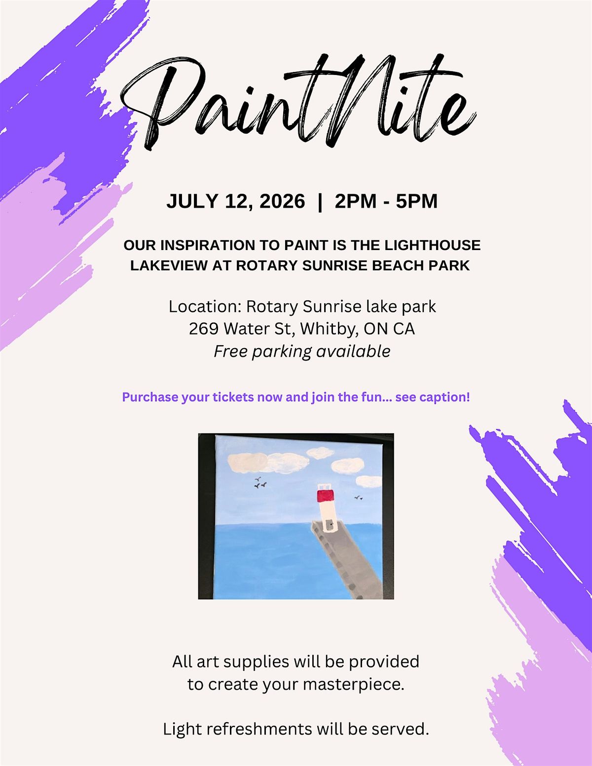 Paintnite By The Lighthouse