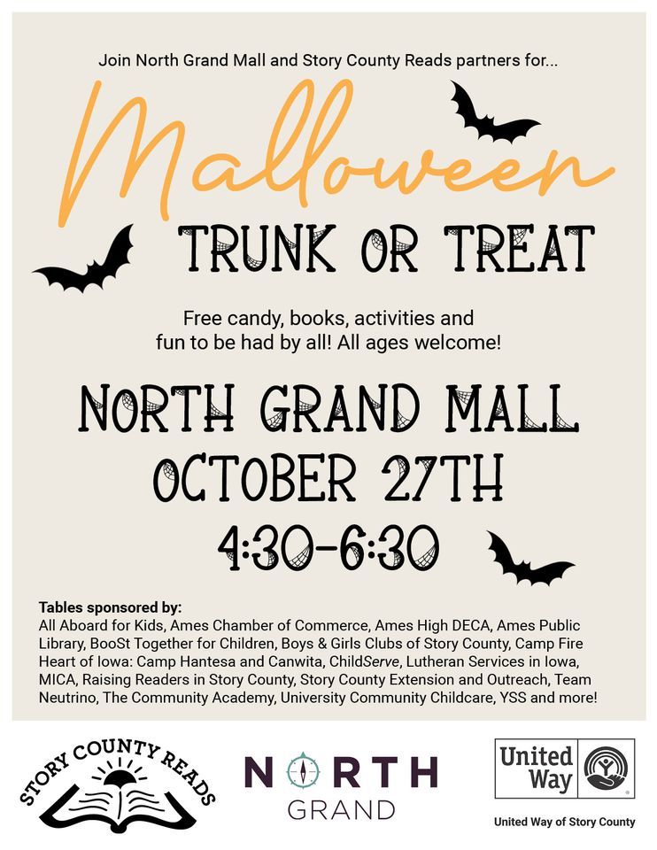 Malloween/Trunk or Treat North Grand Mall, IA, Ames, IA October 27