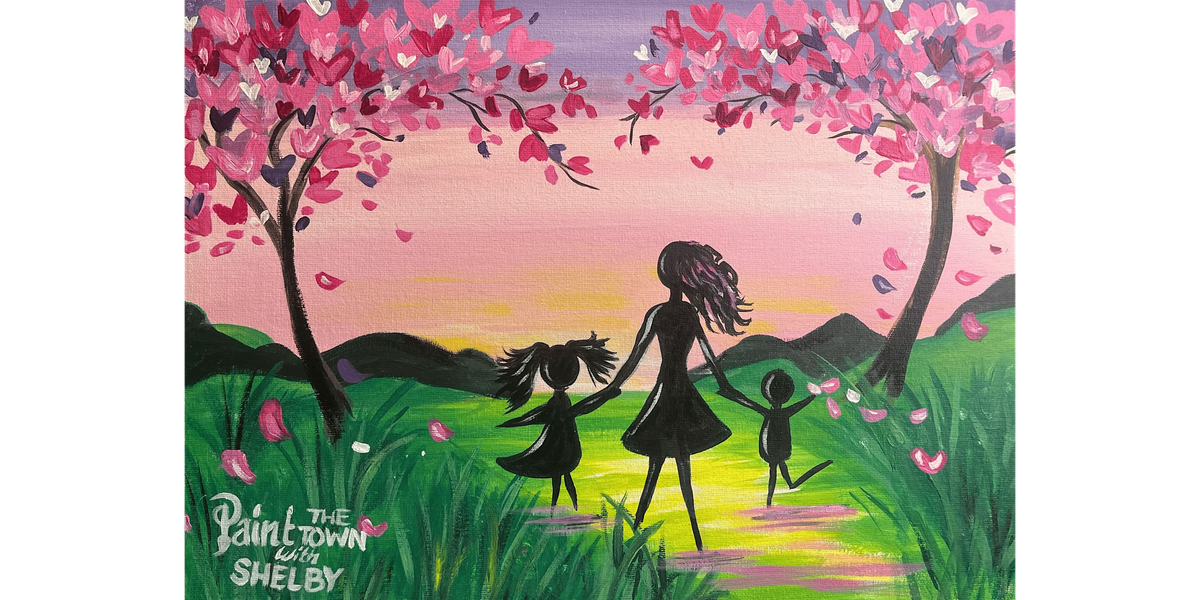Spring Stroll with Mom - Paint and Sip in Charlotte | Classpop!\u2122