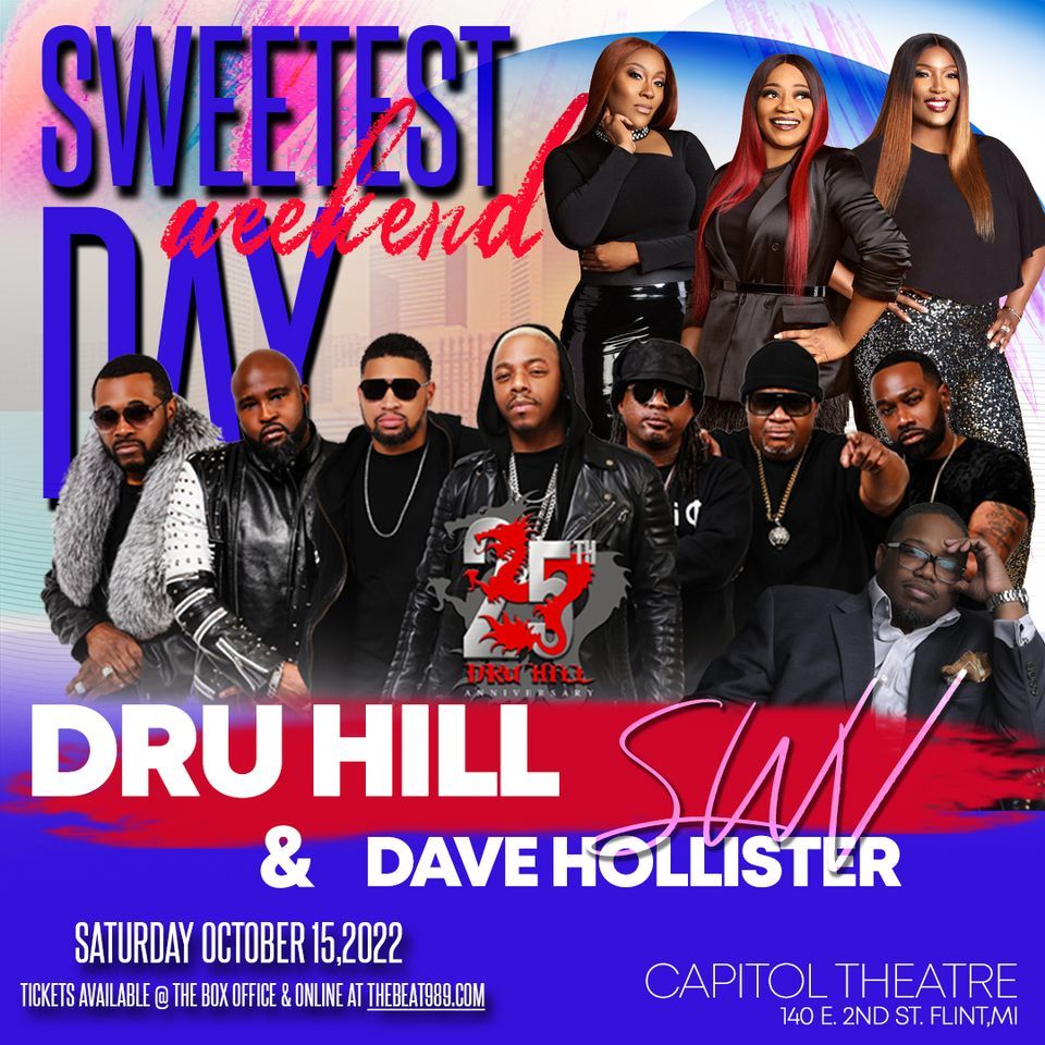 Sweetest Day Weekend 2022 (Flint) Dru Hill, Dave Hollister, & SWV