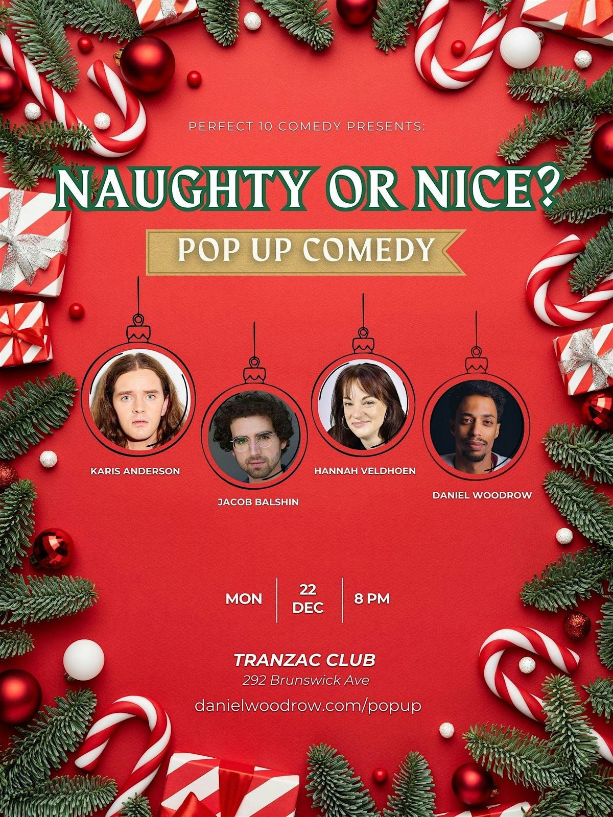 Naughty Or Nice? - Pop Up Stand Up - Dec 22nd