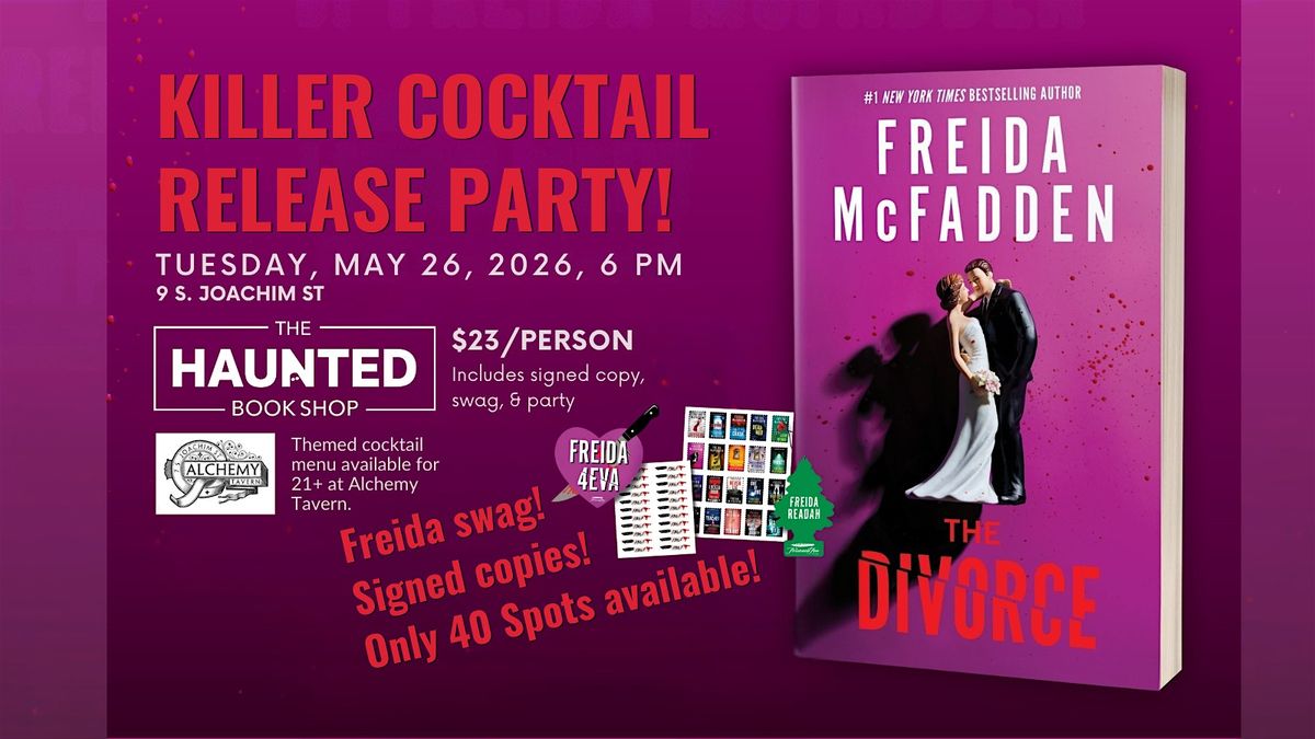 Freida McFadden Killer Cocktail Release Party for The Divorce!