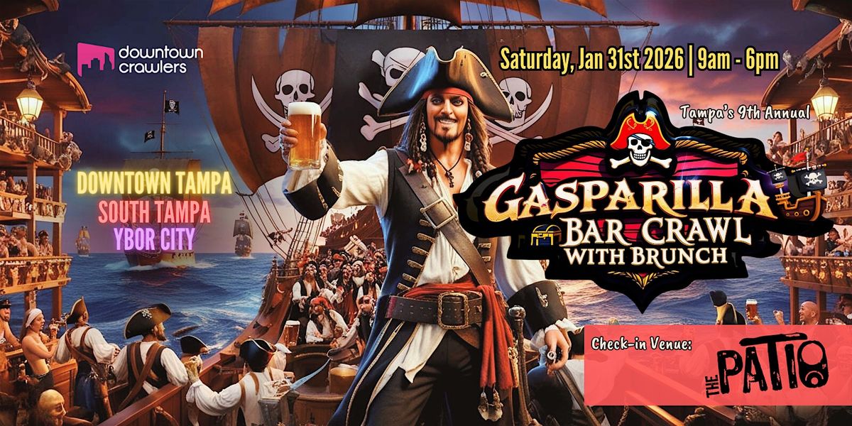 9th Annual Gasparilla Bar Crawl, Brunch & VIP Party - Tampa (The Patio)