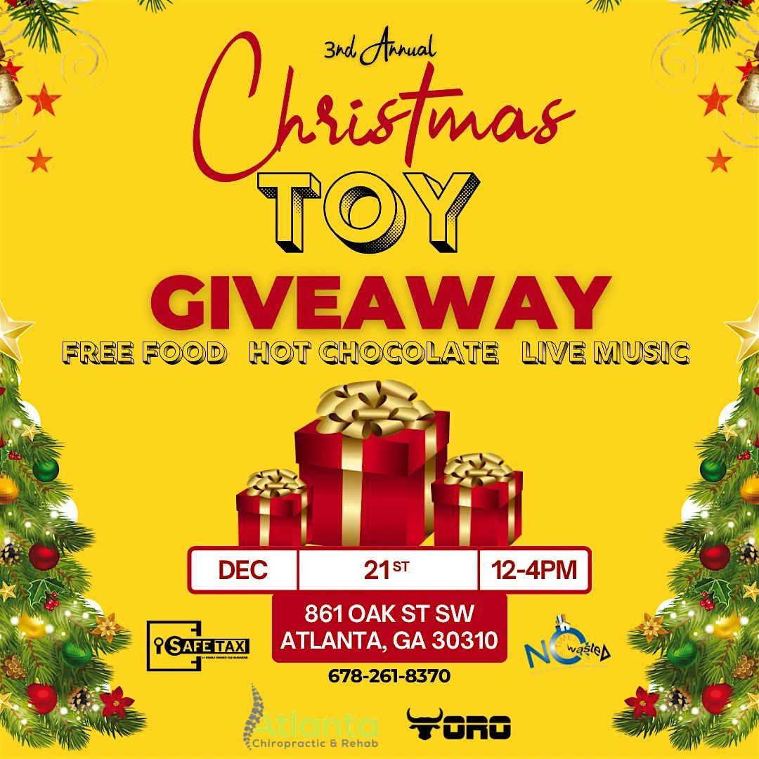 3rd Annual SAFE TAX CHRISTMAS TOY GIVEAWAY