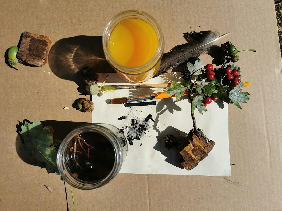 Natural Inks and Scrapbooking for Families at the Centre for Wildlife Gardening