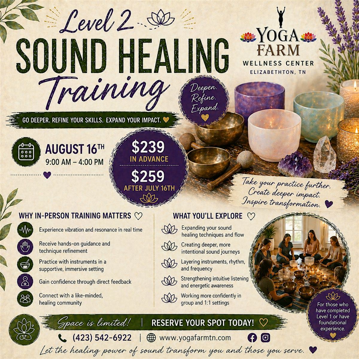 Sound Healing Level 2 Training
