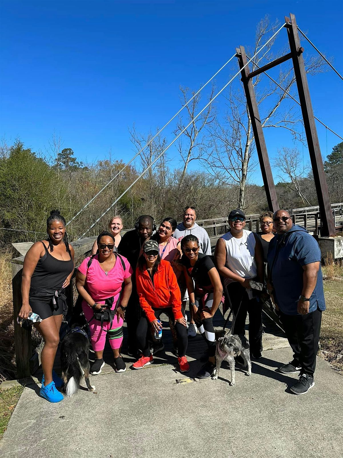 Hike & Chill Neuse River (Suspension Bridge and Milburnie Dam)