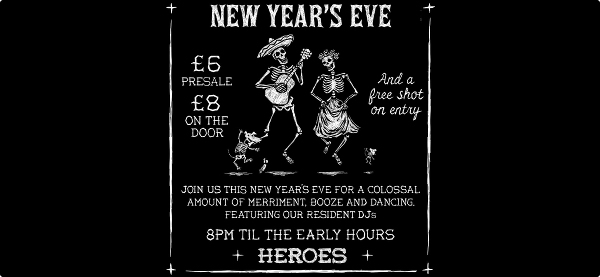 New Year's Eve 2025 at Heroes